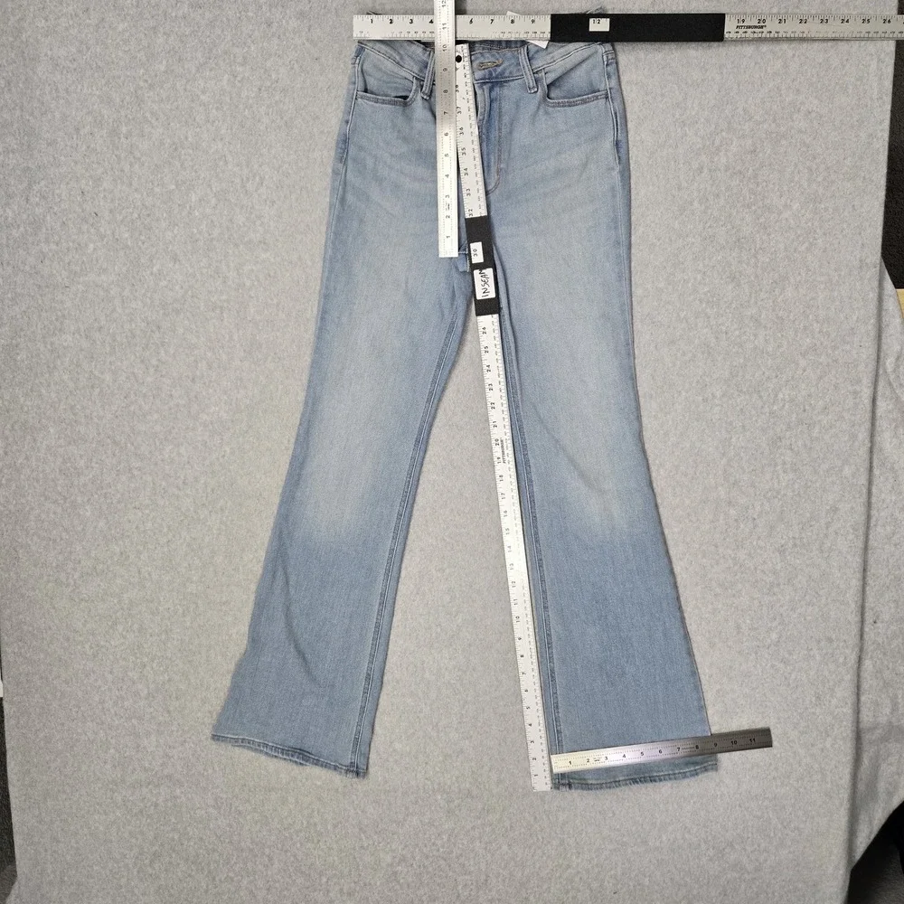 Old Navy Women Jeans 2 Light Blue Denim Flared 487331 High-Rise Wow Flare‎ NWT